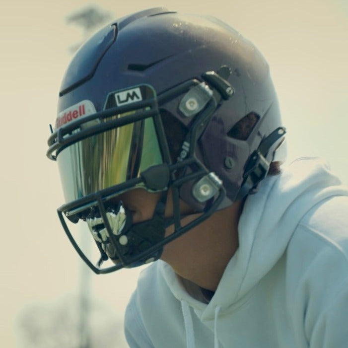 Load image into Gallery viewer, LOUDMOUTH Football Visor (Fits Adult & Youth)