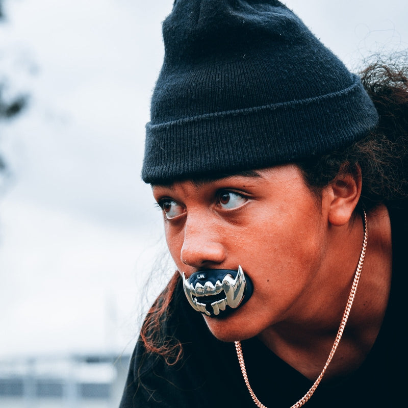 Load image into Gallery viewer, 3D CHROME BEAST - Lip Protector Mouthguard