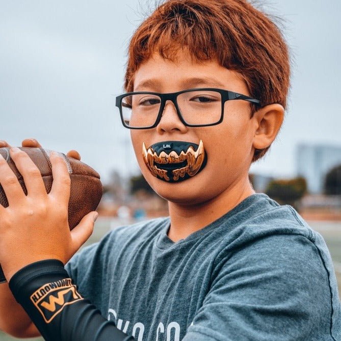 Load image into Gallery viewer, 3D CHROME BEAST - Lip Protector Mouthguard - LOUDMOUTHGUARDS