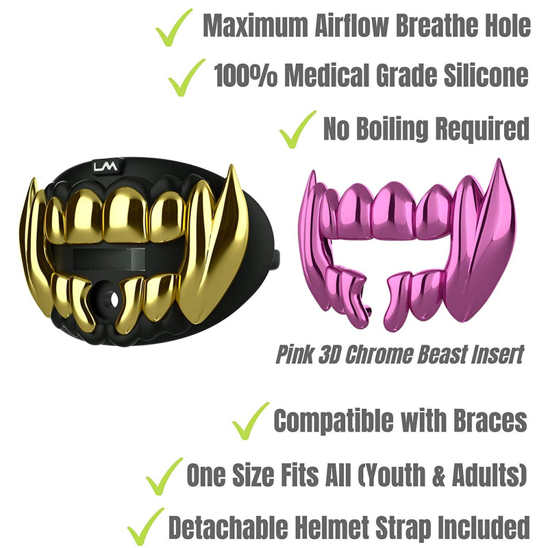 Load image into Gallery viewer, 3D CHROME BEAST - Lip Protector Mouthguard (Bundle)