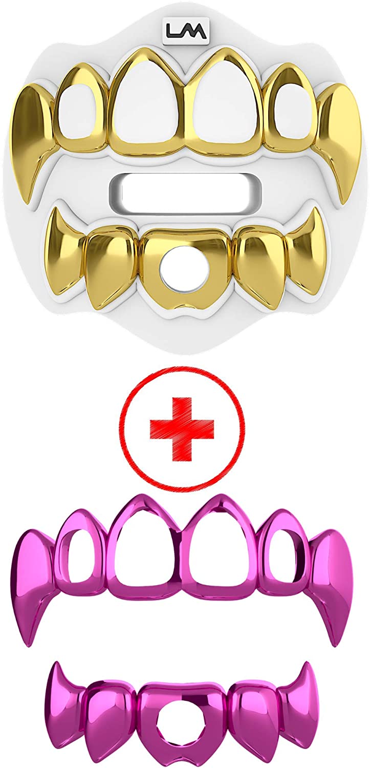 Load image into Gallery viewer, 3D CHROME GRILLZ - Lip Protector Mouthguard (Bundle)
