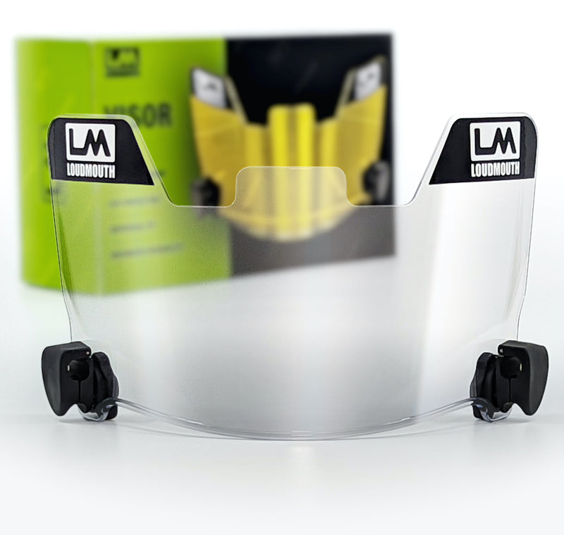 Load image into Gallery viewer, LOUDMOUTH Football Visor (Fits Adult & Youth)