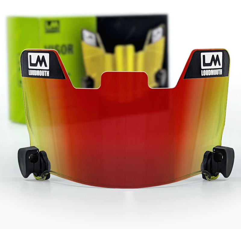 Load image into Gallery viewer, LOUDMOUTH Football Visor (Fits Adult & Youth)