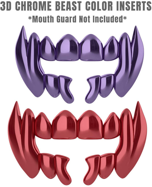 INTERCHANGEABLE TEETH - Fits 3D Beast Mouthguard (2 Pack)