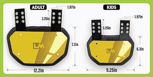 LOUDMOUTH Football Backplate - LOUDMOUTHGUARDS