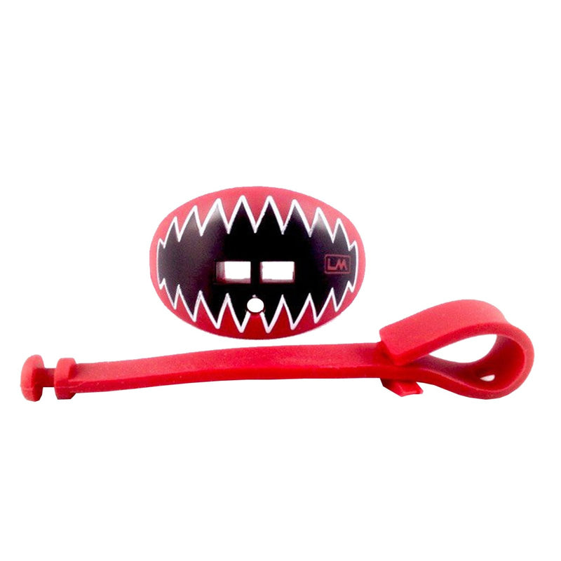 Load image into Gallery viewer, Shark Teeth Cardinal Red Loud Mouth Guards 850867006680