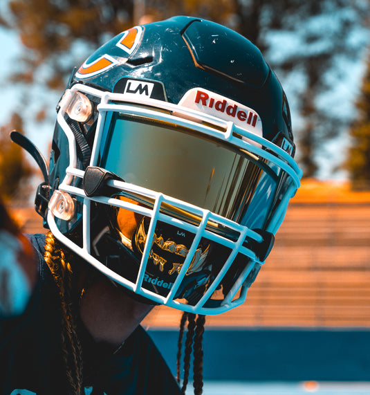 LOUDMOUTH Football Visor (Fits Adult & Youth) LOUDMOUTHGUARDS