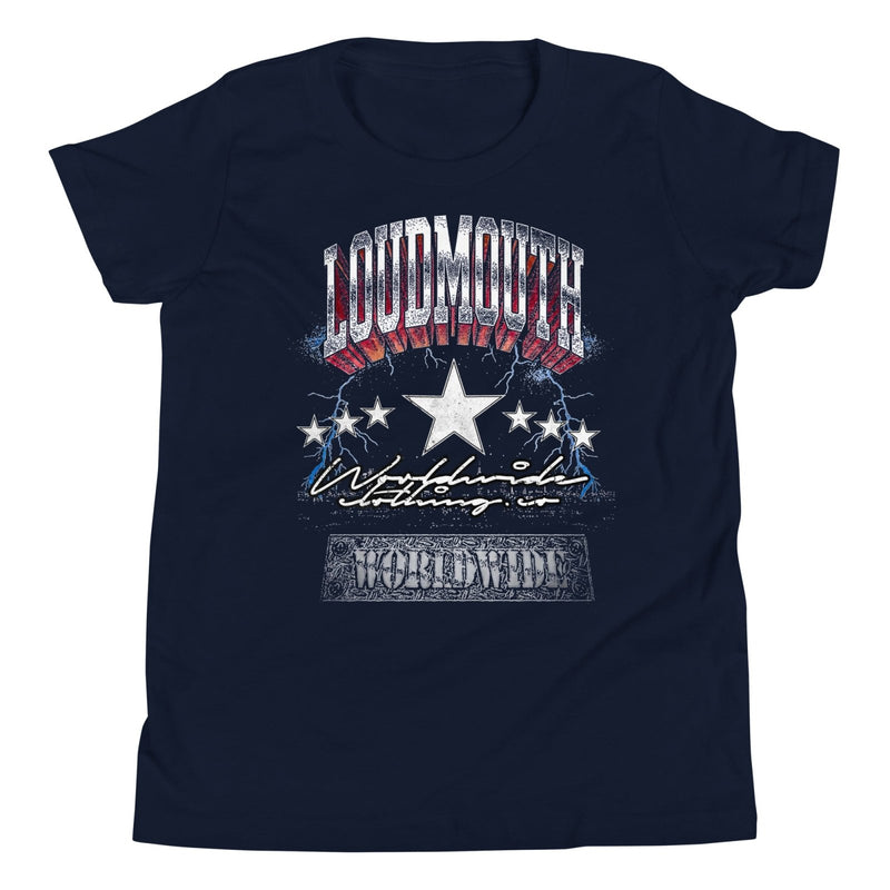 Load image into Gallery viewer, Loud Mouth Worldwide Youth T-Shirt - LOUDMOUTHGUARDS
