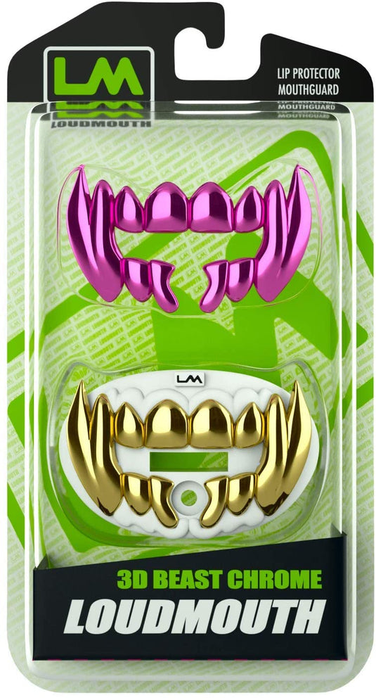 3D CHROME BEAST - Lip Protector Mouthguard (Bundle)