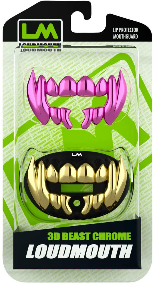 3D CHROME BEAST - Lip Protector Mouthguard (Bundle)