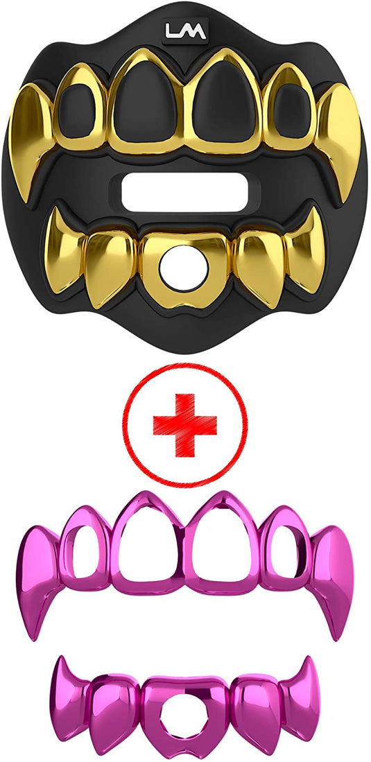 3D CHROME GRILLZ - Lip Protector Mouthguard (Bundle)