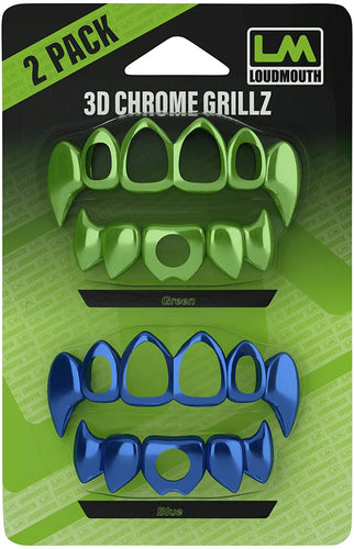 INTERCHANGEABLE TEETH - Fits 3D Grillz Mouthguard (2 Pack)