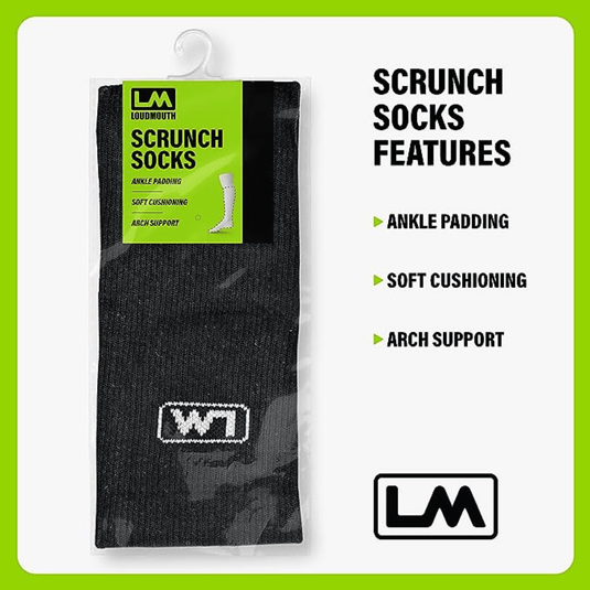 LOUDMOUTH Scrunch Football Socks - LOUDMOUTHGUARDS