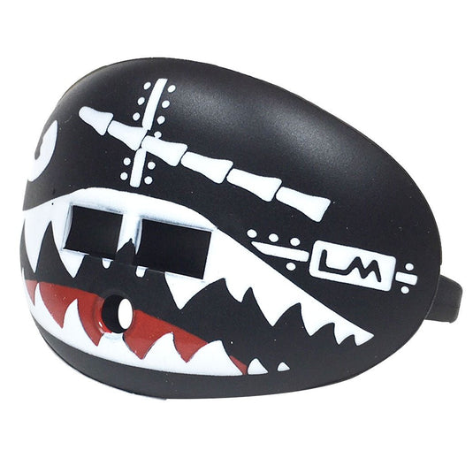 Military Flying Tiger Pattern Black Football Mouthguard