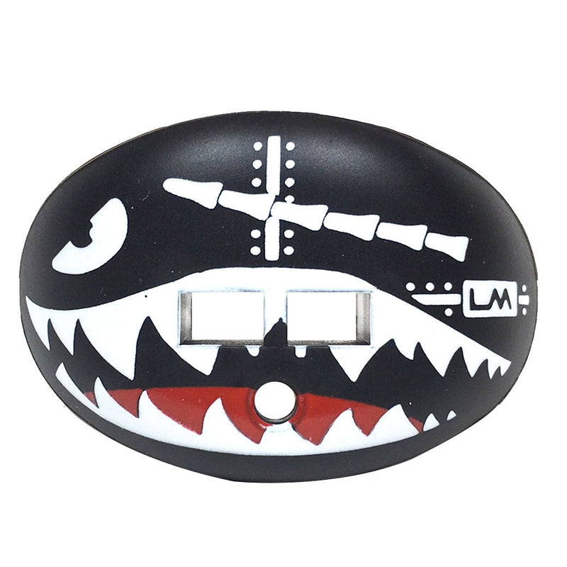 Load image into Gallery viewer, Military Flying Tiger Pattern Black Football Mouthguard
