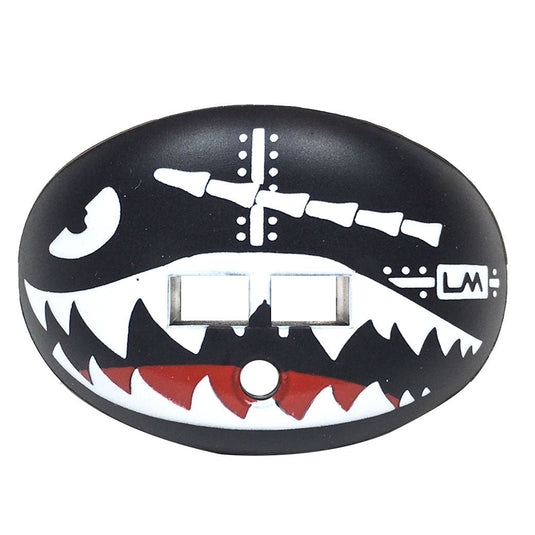 Military Flying Tiger Pattern Black Football Mouthguard