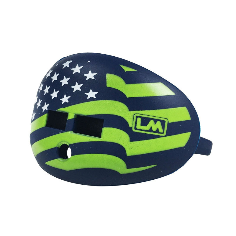 Load image into Gallery viewer, FLAGS-USA-FLUORESCENT GREEN-NAVY BLUE-850867006819
